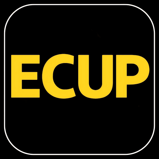 Imagem promocional da ECUP mostrando a plataforma e suas vantagens